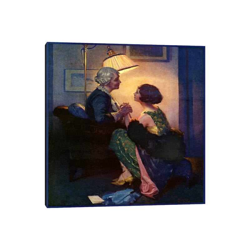 iCanvas "The Party after the Party" by Norman Rockwell Canvas Print
