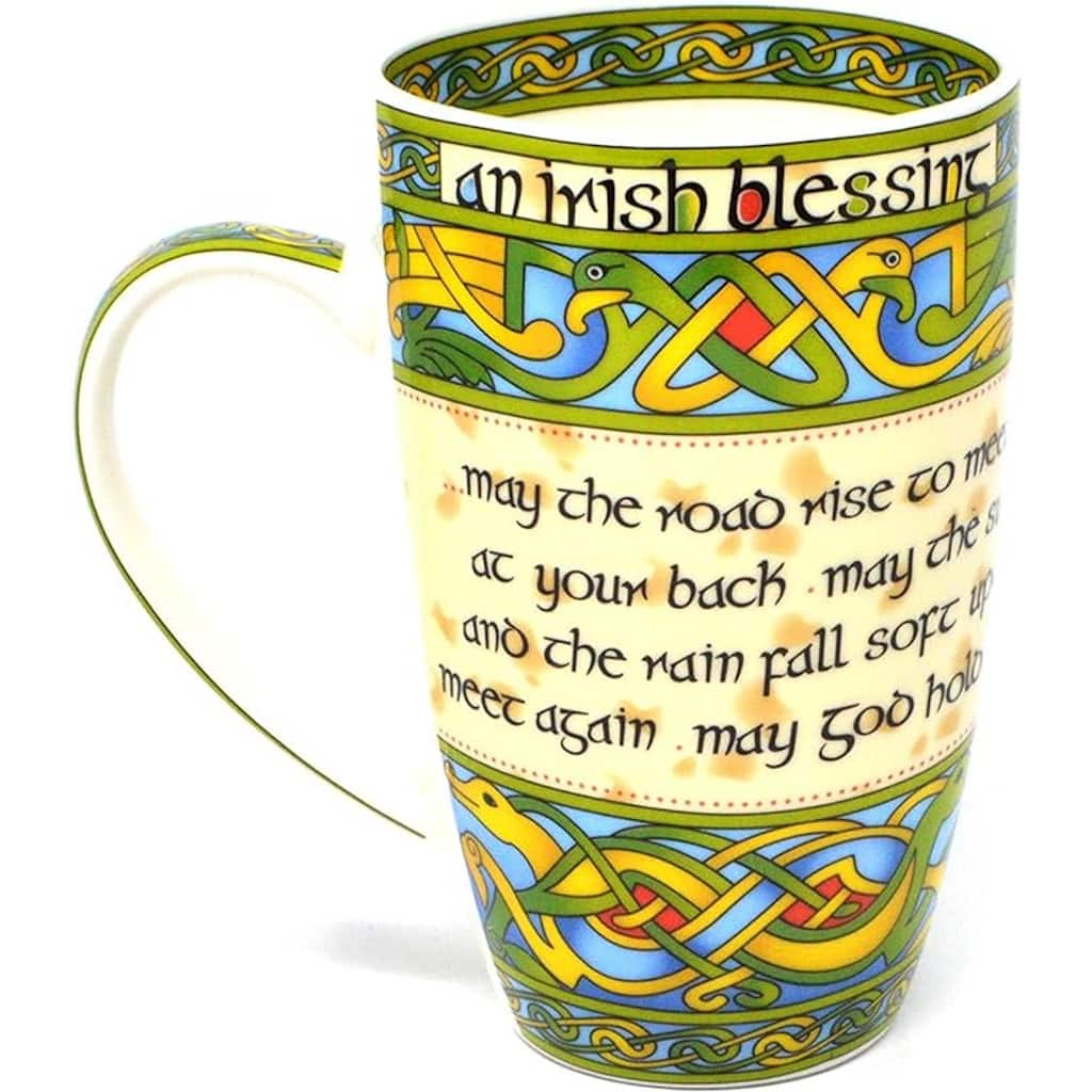 Set of Irish Blessing TeaBag Holder & Mug - N/A