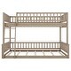 preview thumbnail 17 of 18, Full XL over Queen Bunk Bed with Ladder and Guardrails