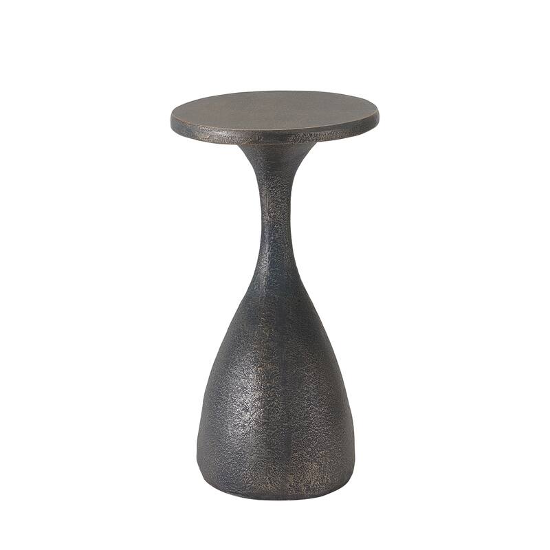 Christopher Knight Home - Modern Outdoor Side Table with Sculptural Base