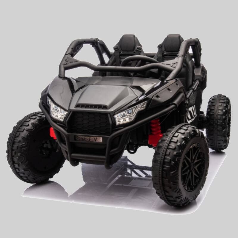 Kids 24V Two-Seater UTV Ride-On with Remote Control, Bluetooth, Four-Wheel Suspension, 3.73-4.97 MPH, for 3+ Years Old