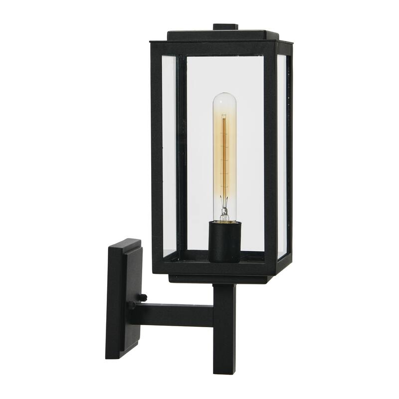 Robert Stevenson Lighting Addison - Metal and Glass Outdoor Light - 6W x 9L x 17H