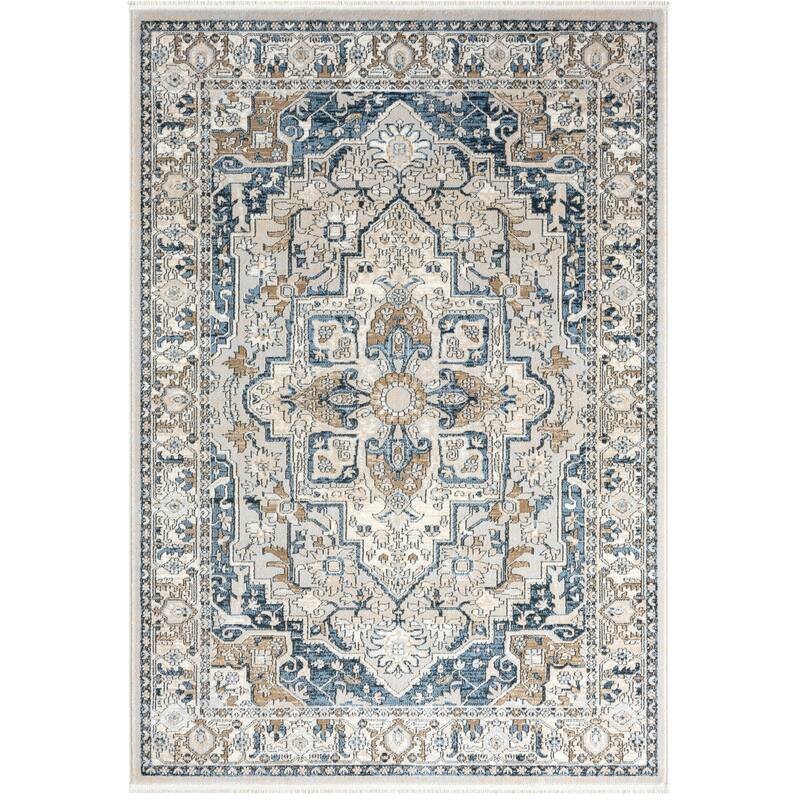 Abani Rugs Savoy SAV110A Vintage Blue Green Area Rug