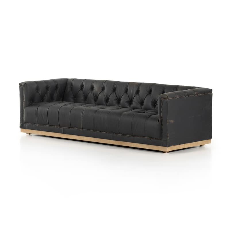 Haven Home Peta Sofa - Destroyed Black