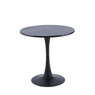 Modern Round Dining Table with Metal Base - Bed Bath & Beyond - 40329417
