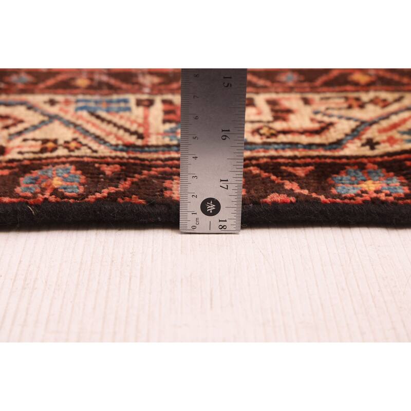 ECARPETGALLERY Hand-knotted Andelz Red Wool Rug - 3'10 x 6'4