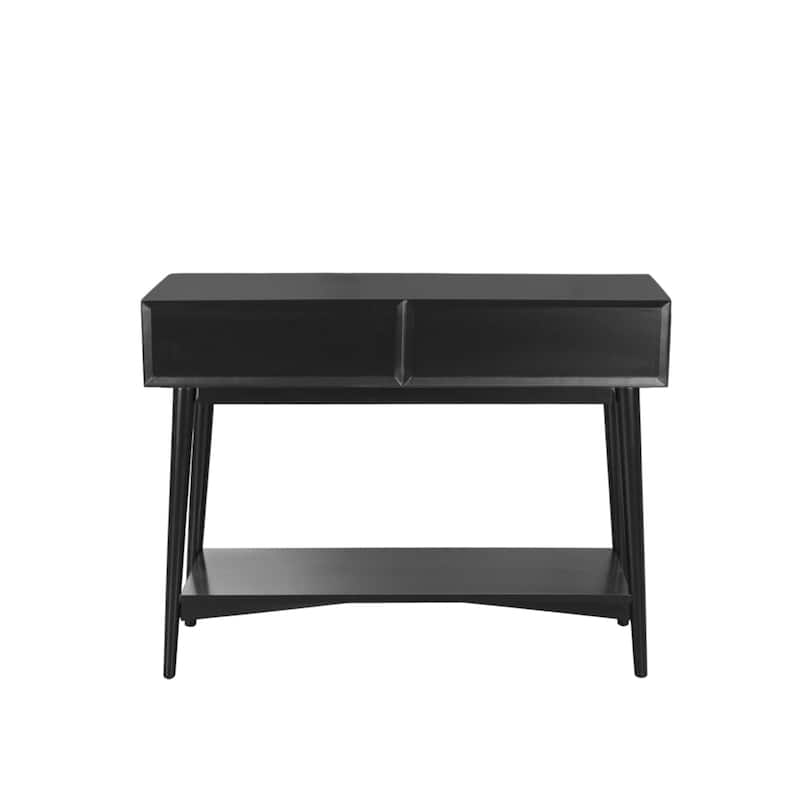 Alpine Furniture 42"W Flynn Console Table in Black