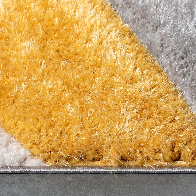 Well Woven San Francisco Venice Geometric Shag Area Rug