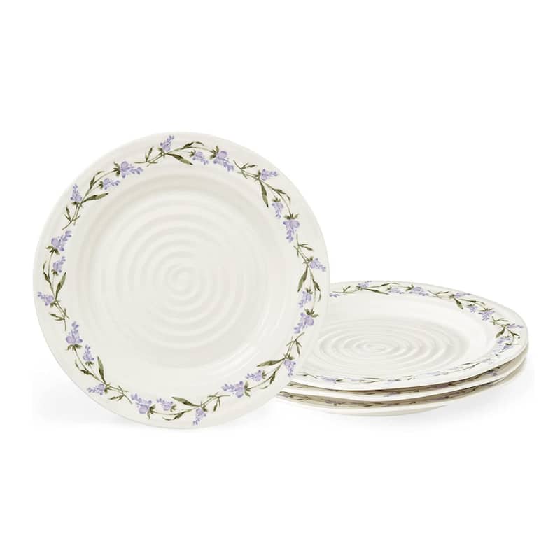 Portmeirion Sophie Conran Set of 4 Lavandula Dinner Plates - 11 in - 11 in