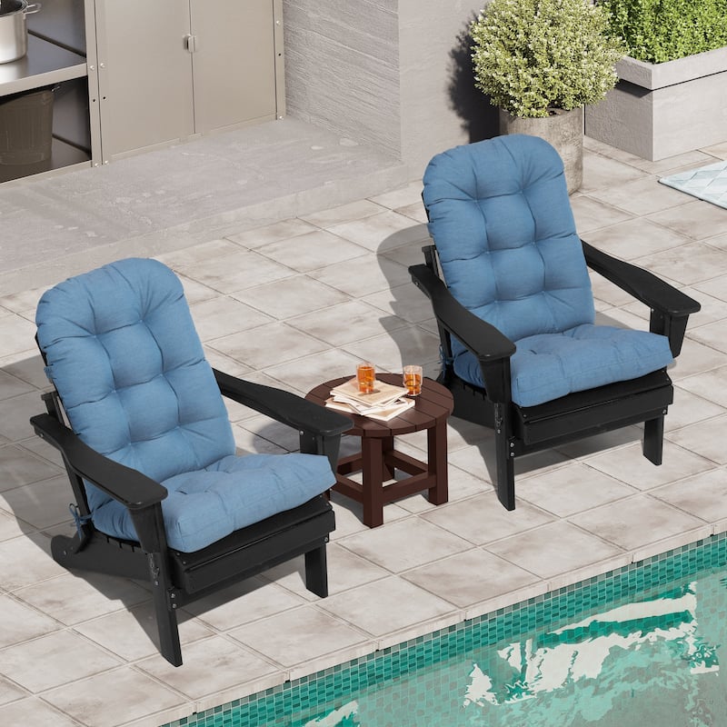 Adirondack Style Patio Outdoor Chair Cushion for Adirondack Chair or Lounge Rocking Chair - See picture