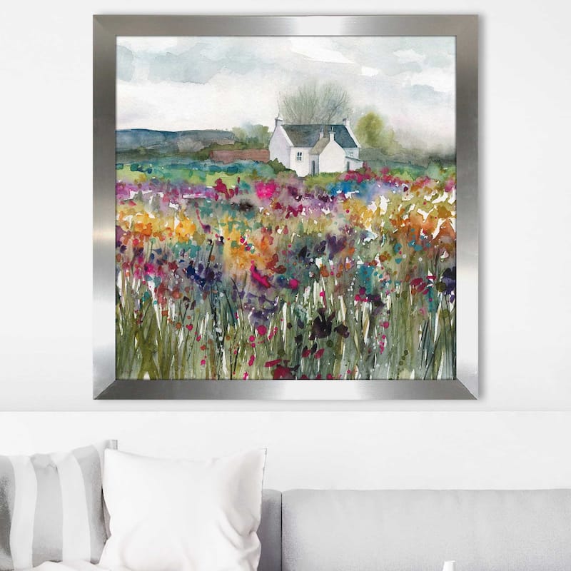 "Wildflower Cottage" by Carol Robinson Print on Acrylic