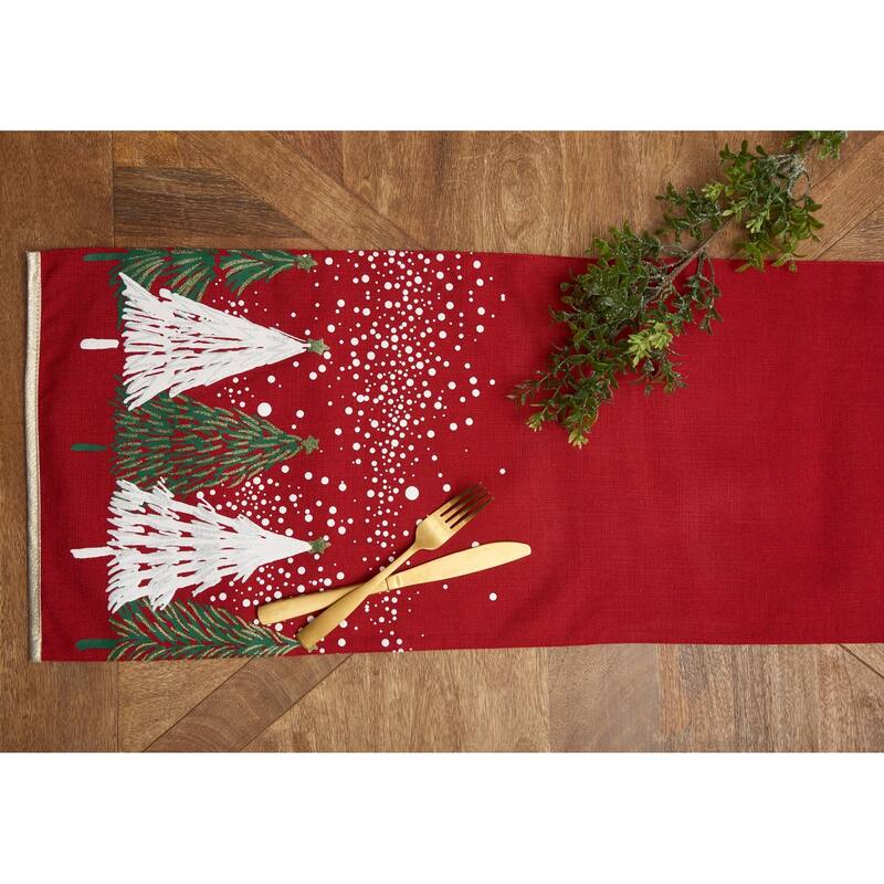 13.5" x 72" Snowy Trees Runner - 13.5" x 72"