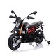 preview thumbnail 6 of 5, Red, Licensed Aprilia Electric Motorcycle, 12V Kids Motorcycle, Training Wheels, LED Lights, Sounds & Music, Battery Powered