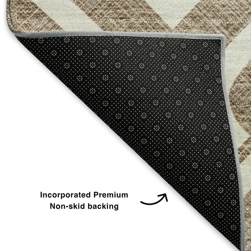 Premium Washable Super Soft Modern Medallions Mayfield Rug