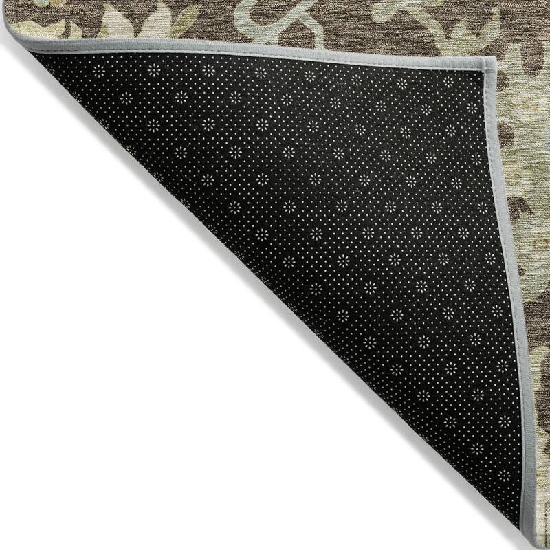 HomeRoots Floral Traditional Rectangle Outdoor Rug