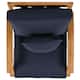 SAFAVIEH Couture Freida Wood Patio Arm Chair - 31.4" W x 35.6" L x 32.6" H - 31"W x 36"D x 33"H