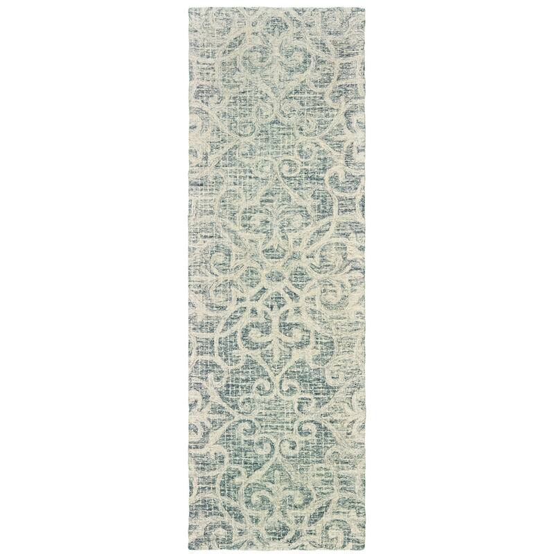 HomeRootsGeometric Transitional Rectangle Area Rug