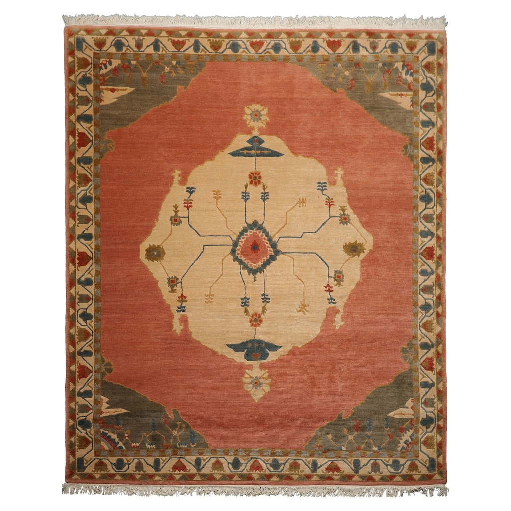 8'3''x10'4'' Hand Knotted Wool RoseTufenkiaan 12-178 Tabrizz wash Rug - 8' 3'' x 10' 4''
