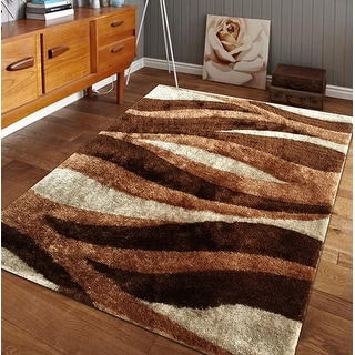 Scratch Proof Rug Soft Pile Hand Tufted Shag Area Rug, 100% Polyester with Cotton Backing ...