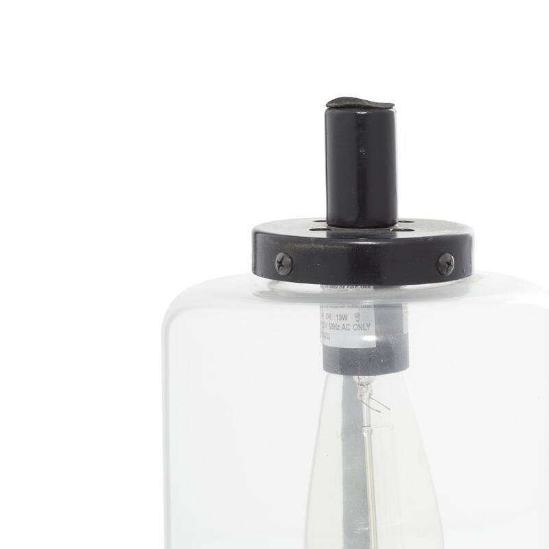 Metal Room Accent Lamp - Black - Roche River Decor