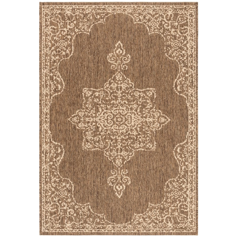 SAFAVIEH Linden Pascalle Indoor/ Outdoor Waterproof Patio Backyard Rug
