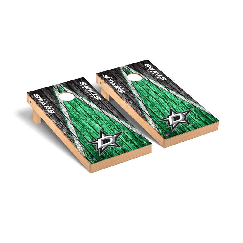 Dallas Stars NHL Triangle Cornhole Board Set - NO Accessories
