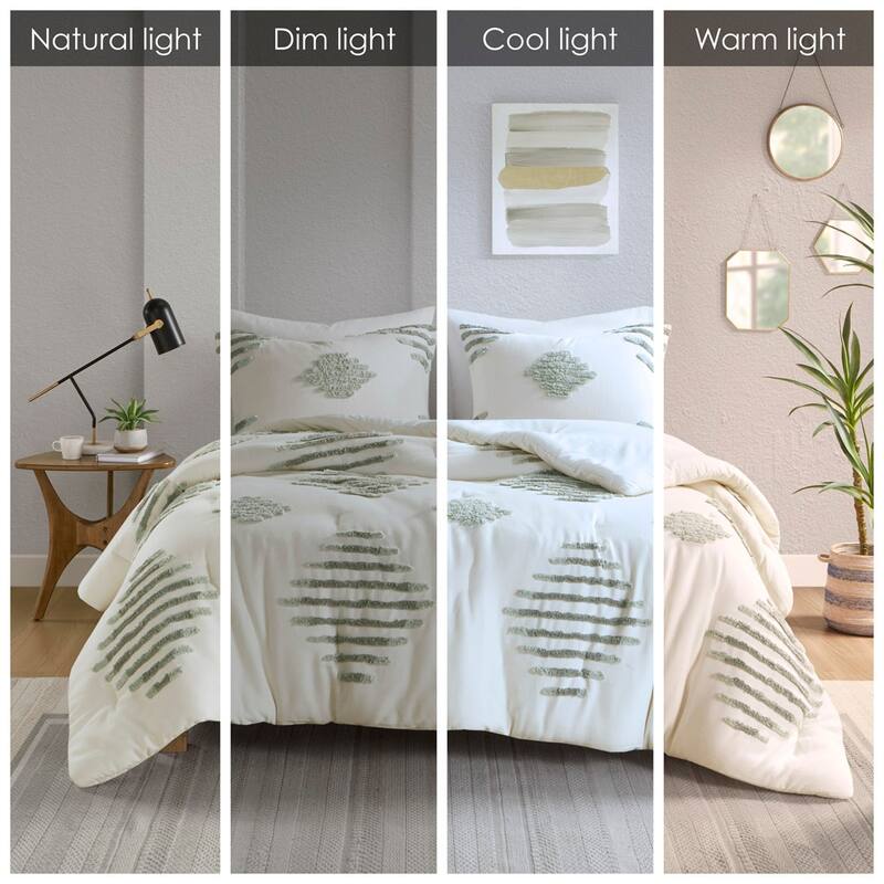 GDF Studio - Tahli Cotton Blend Chenille Comforter Set