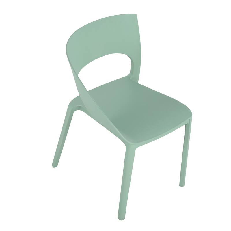 PP Dining Chair - Single-Side Design for Indoor/Outdoor, Single