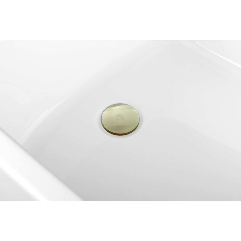 Peter Soaking Single Slipper Rectangular Bathtub in Glossy White