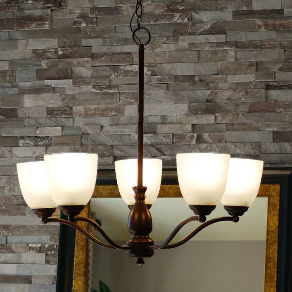 slide 1 of 1, Stefan 5-Light Chandelier