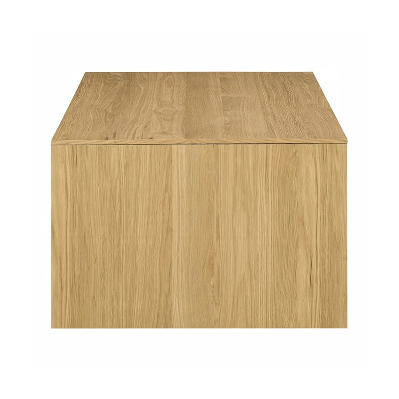 Wooden Coffee Table with Thicken Top Design in Natural Oak
