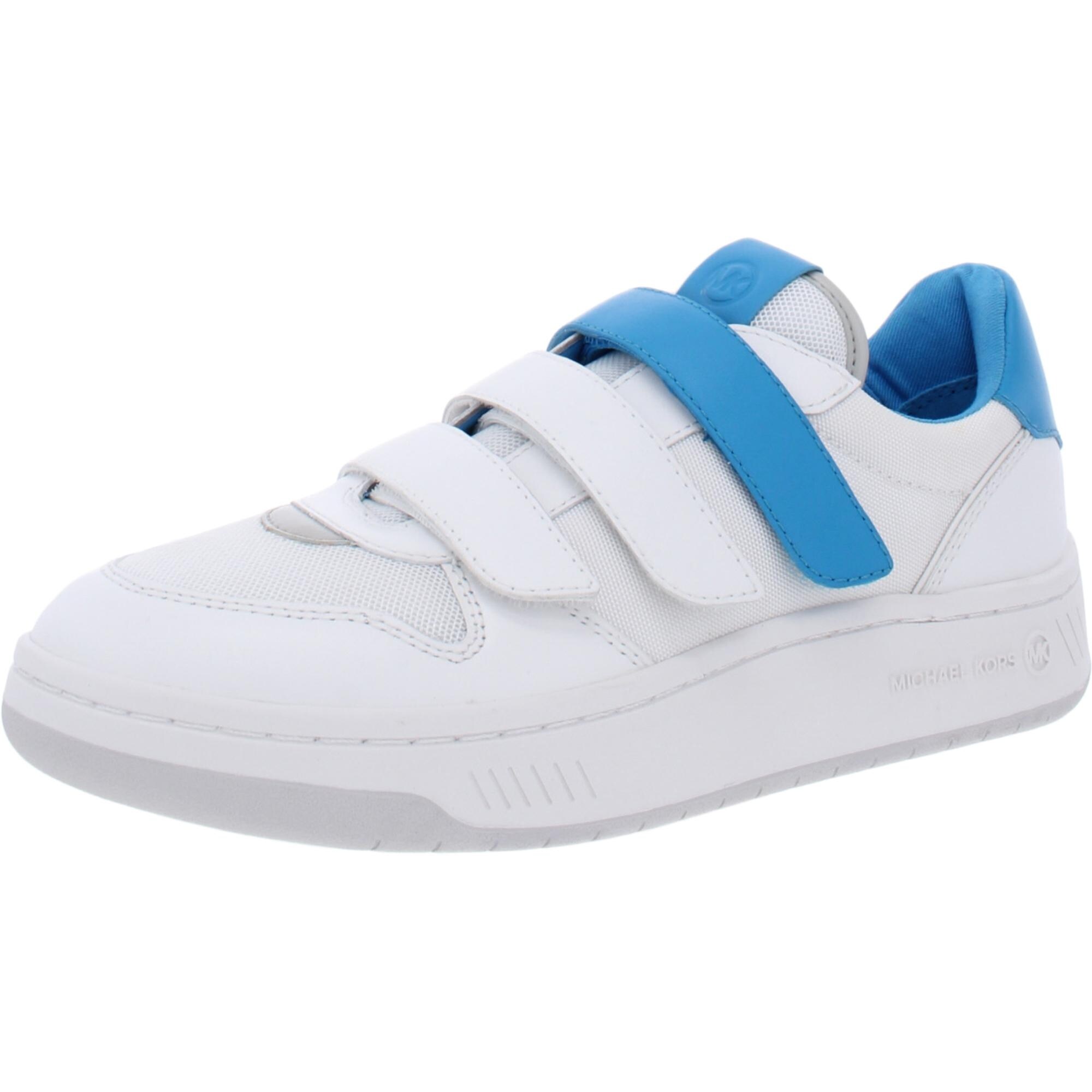 Best Selling MICHAEL Michael Kors Womens Gertie Fashion Sneakers Leather e  - Perfect Sky | AccuWeather Shop