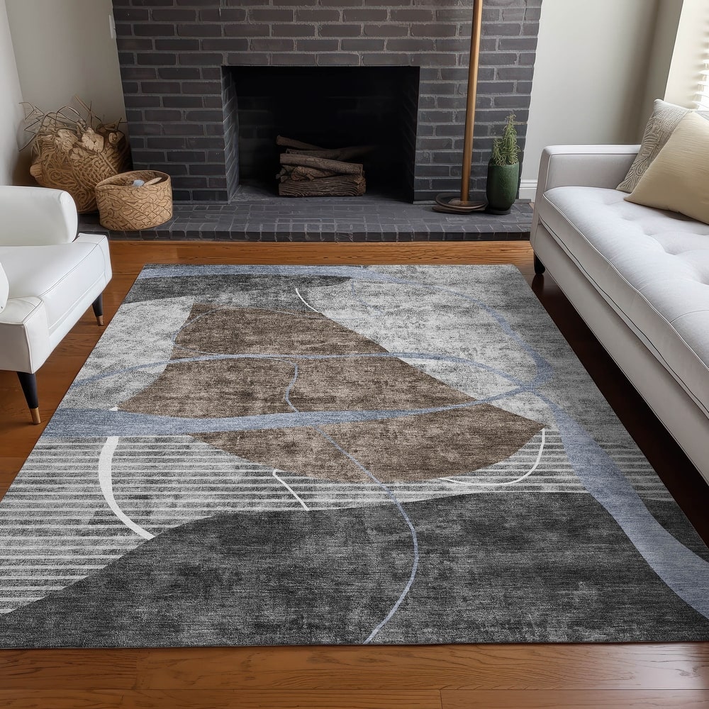 Premium Washable Super Soft Modern Carson Mayfield Rug