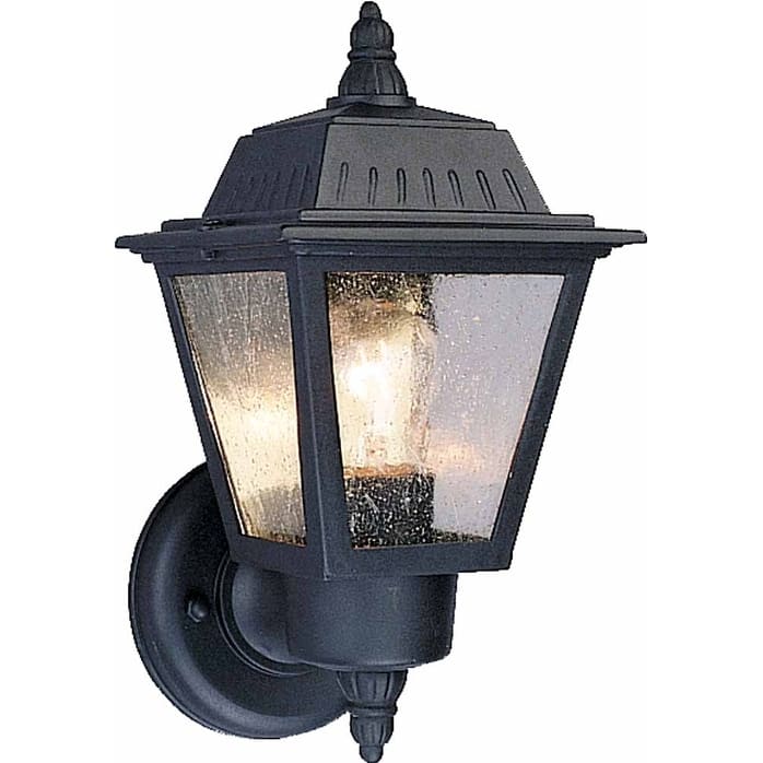 Volume Lighting 1 Light 10.5" Height Outdoor Wall Sconce with Clear