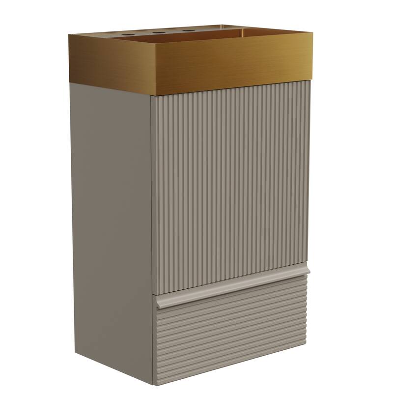 20"Bathroom Vanity with Stainless Steel Sink