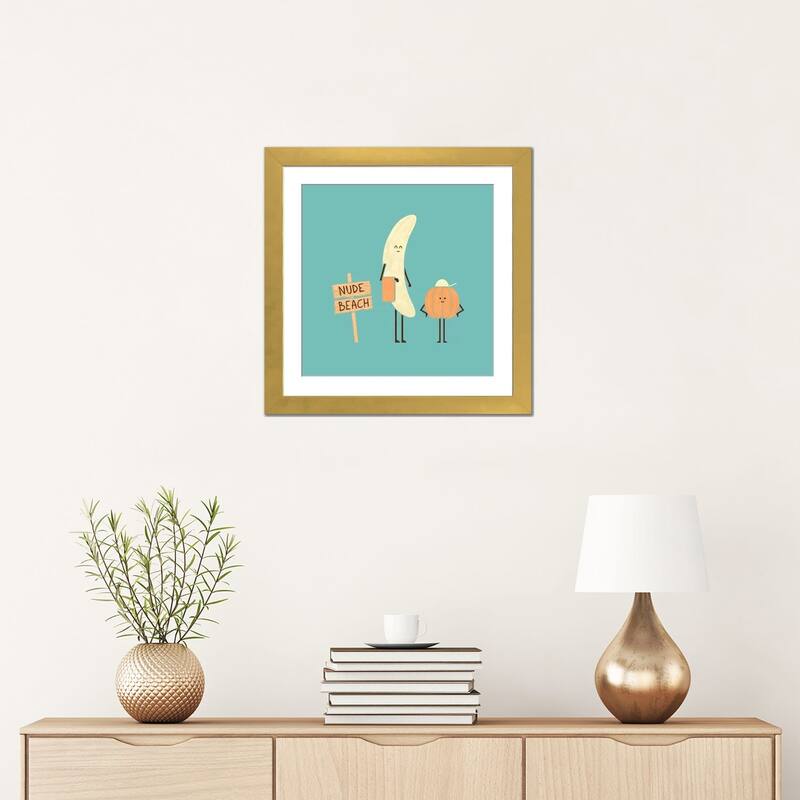 iCanvas "Nude Beach" by HandsOffMyDinosaur