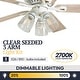 preview thumbnail 6 of 15, The Gray Barn Grumio Distressed White 52-inch Ceiling Fan with 5 Barnwood Blades
