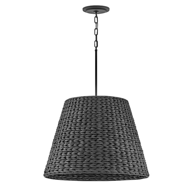 Hinkley Lighting 43224 Seabrook 24" Wide Pendant with Woven Seagrass
