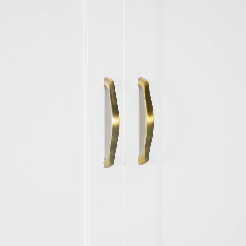 Heavy Duty Queen Murphy Bed with Desk, Multi-Functional Murphy Folding Bed with Vanity and Cabinets for Guest Rooms or Studios