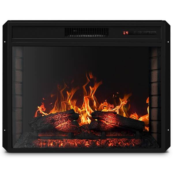 Shop Belleze 28 1400w Electric Fireplace Insert Stove Heater
