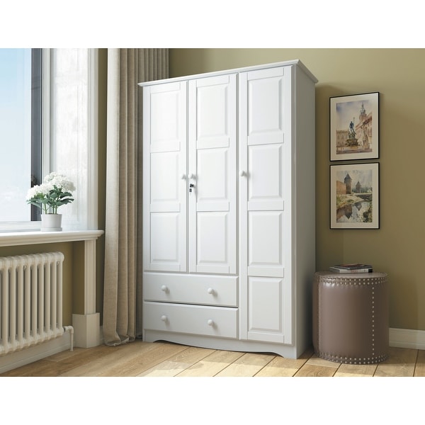 Palace imports family on sale solid wood wardrobe
