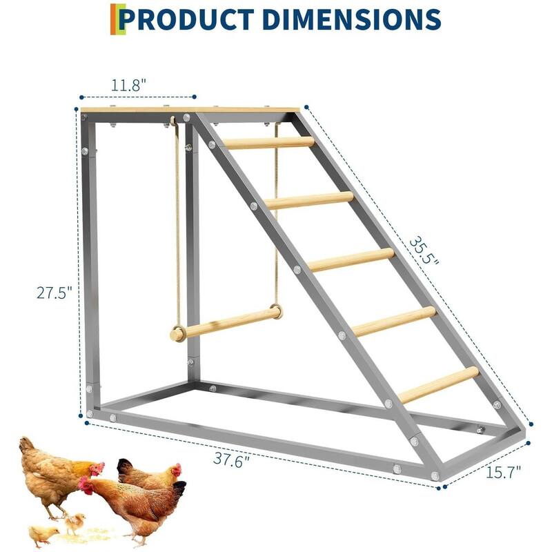 Chicken Perch for Coop for Backyard Farm Chickens in Coop