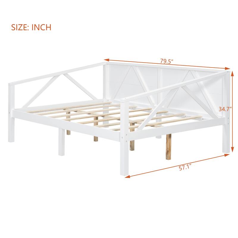 Twin/Full Size Daybed with Solid Wood Frame and Storage - Versatile Sofa and Bed for Small Spaces