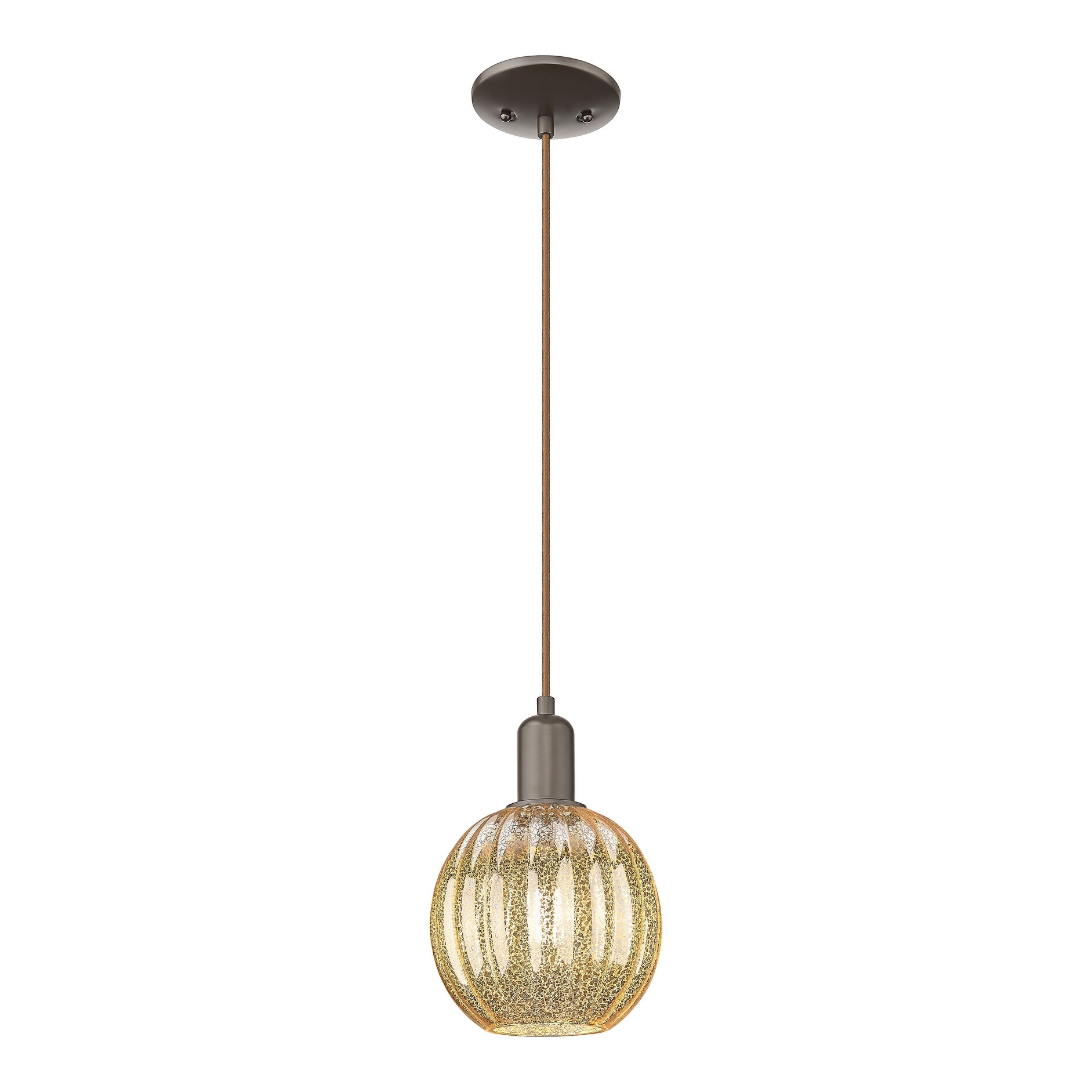 Innovations Lighting Downtown Urban - Preston - 1 Light 7" Globe Shade Cord Hung Mini Pendant