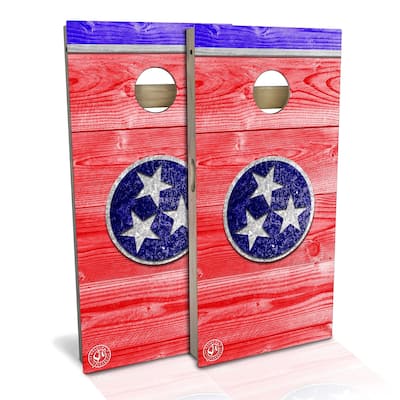 Tennessee Flag Outdoor Cornhole Board Set
