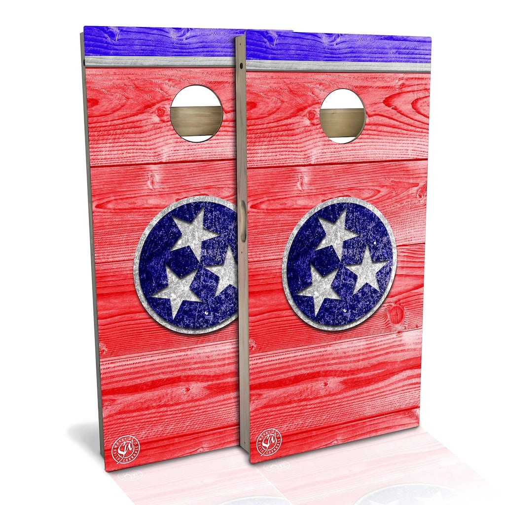 Tennessee Flag Outdoor Cornhole Board Set