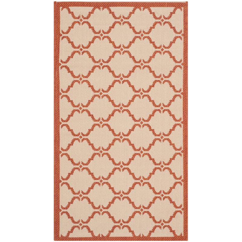 SAFAVIEH Courtyard Rozina Indoor/ Outdoor Waterproof Patio Backyard Rug