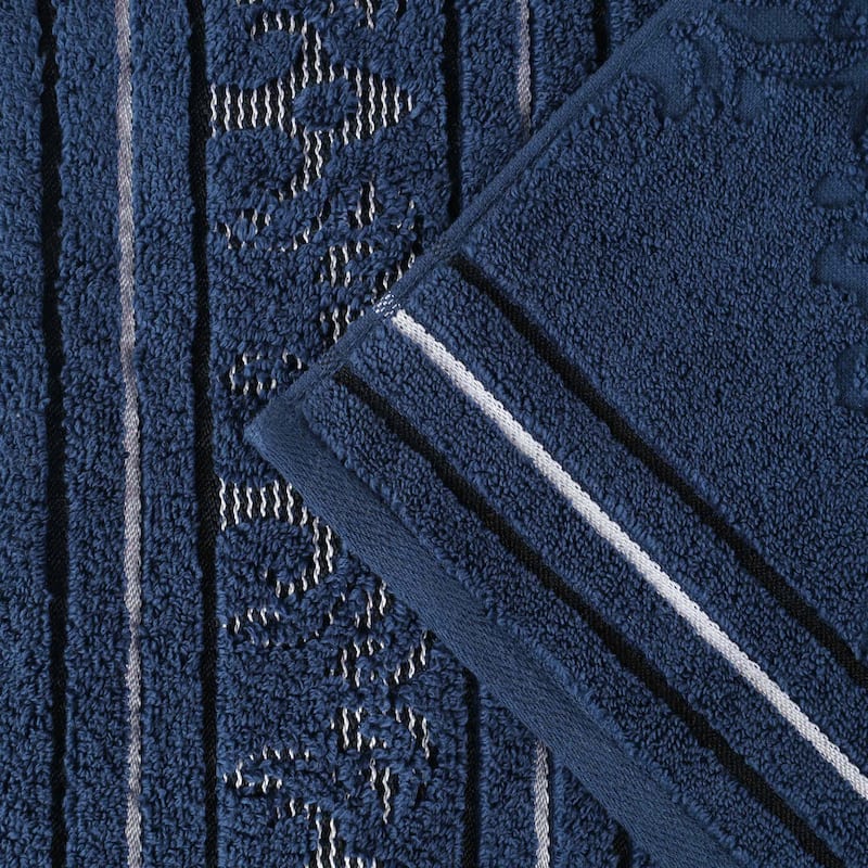 Superior Sadie Zero Twist Cotton 6 Piece Jacquard Towel Set