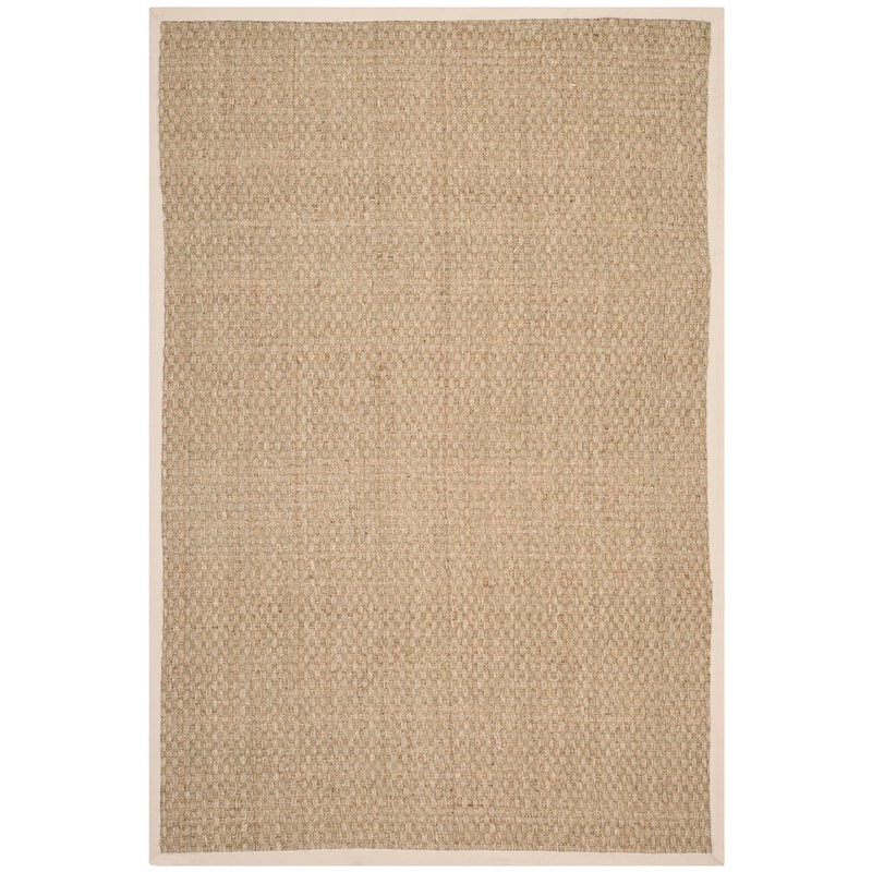 SAFAVIEH Natural Fiber Marina Basketweave Seagrass Rug