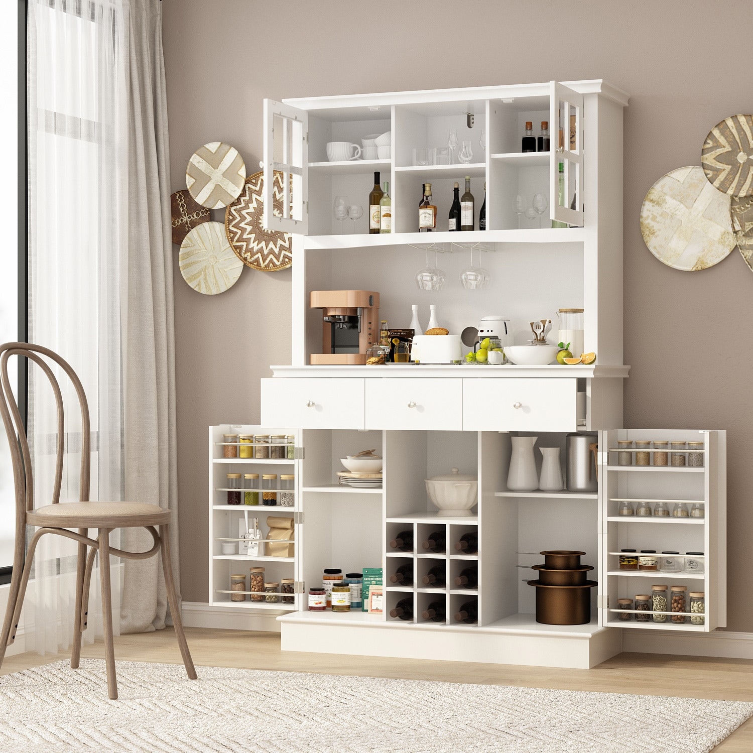 Large store storage buffet